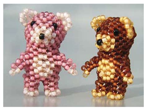 bear bead pattern|3d teddy bear bead pattern.